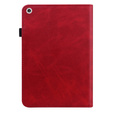 Case for Lenovo Tab M10 Plus 10.6 Gen 3 TB-125F TB-128F, Classic, with space for stylus, red
