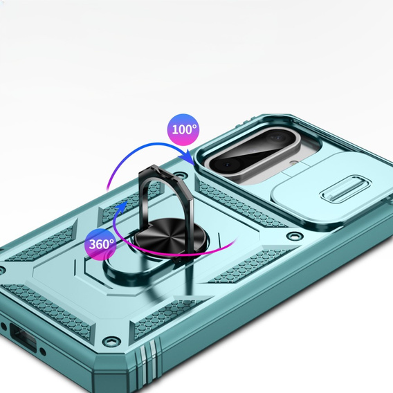 Case for Samsung Galaxy A56 5G, KickStand Camera Lens, green