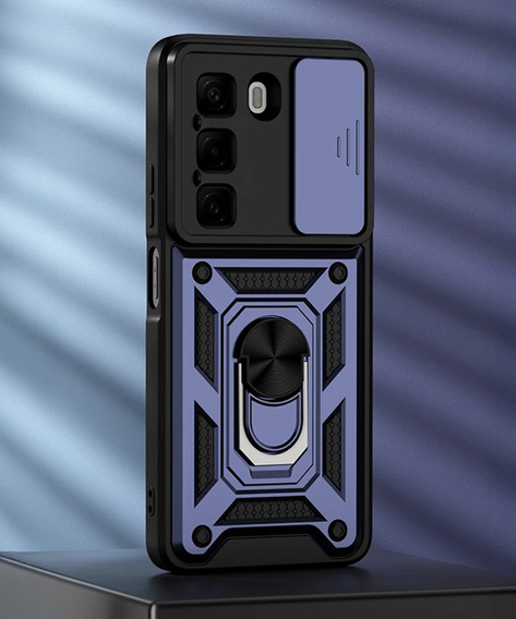 Case for Infinix Hot 50 4G, CamShield Slide, blue