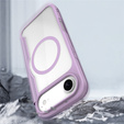 Dux Ducis case for iPhone Air, Skin X Pro, with flap, for MagSafe, purple