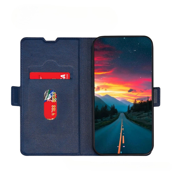 Flip case for Motorola Edge 30 Neo 5G, Wallet Thin Magnet, dark blue