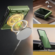 Tongate MECH case with MagSafe for Samsung Galaxy Z Flip 7, green