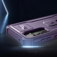 Armored case for Samsung Galaxy S23 FE, Dexnor Full Body (Two Frames), purple