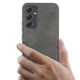 Case for Samsung Galaxy A54 5G, ERBORD Business, with metal plate for car mounts, grey