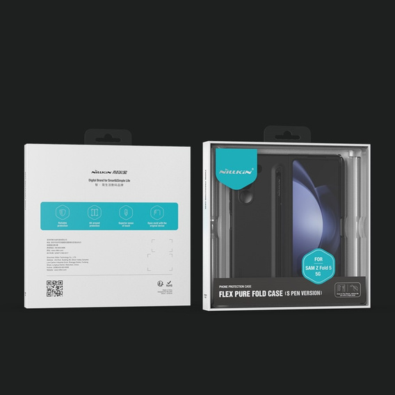 NILLKIN Case for Samsung Galaxy ZFold5 5G, Flex Pure, black
