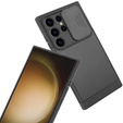 Case for Samsung Galaxy S24 Ultra, ERBORD MagProtect Slide Camera, black