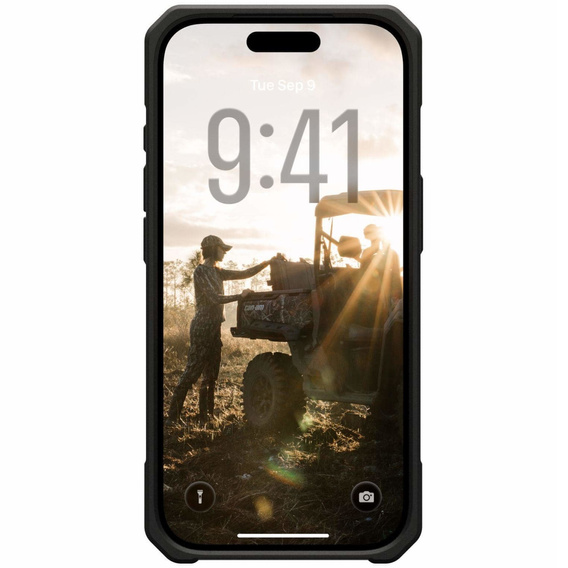 Urban Armor Gear case for iPhone 17 Pro Max, Monarch Pro Kevlar MagSafe, Kevlar Black