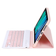 Case with bluetooth keyboard for iPad mini 8.3" 2021 (6 gen.) / iPad mini 8.3" 2024 (7 gen.), Pink