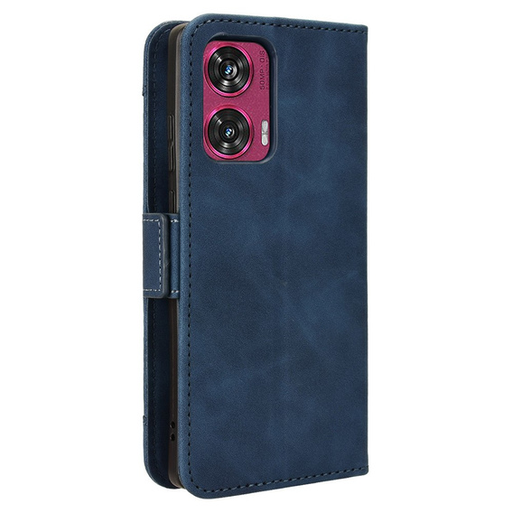 Flip case for Motorola Edge 50 Fusion 5G, Card Slot, dark blue