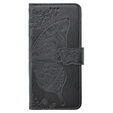 Flip case for Samsung Galaxy S23 FE, Butterfly, black