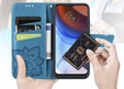 Flip case for Oppo Reno 13F / Oppo Reno 13FS, Butterfly, blue
