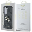 GUESS Case for Samsung Galaxy Z Fold6, 4G Big Metal Logo, black