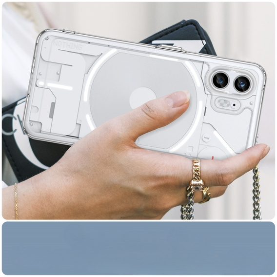 Case for Nothing Phone 2, Fusion Hybrid, transparent