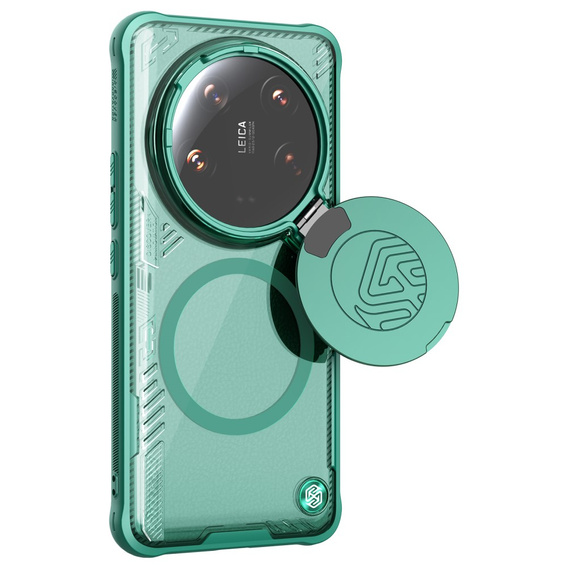 Nillkin Armored Case for Xiaomi 14 Ultra, Icelade Prop, for Magsafe, green