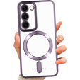 Case for Samsung Galaxy S23, Electro MagSafe, purple + Screen Glass