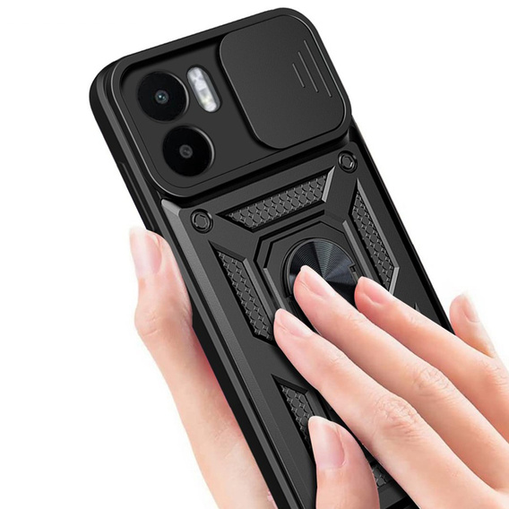 Case for Xiaomi Redmi A1 4G / A2 4G, CamShield Slide, black