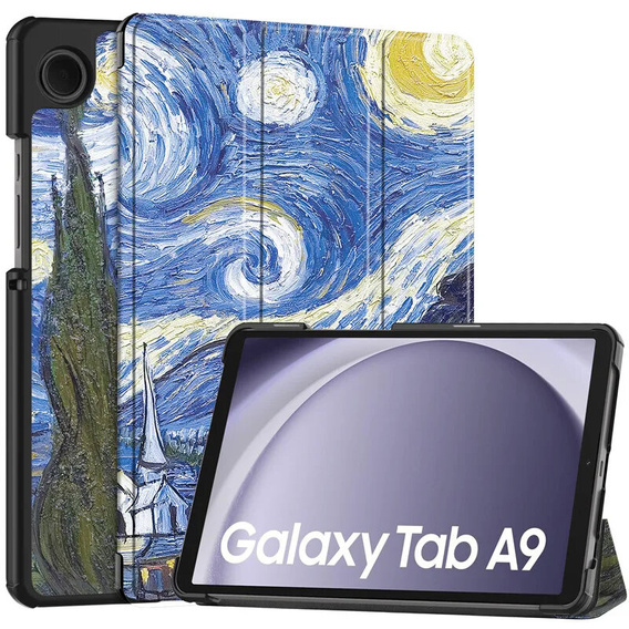 Case for Samsung Galaxy Tab A9, Smartcase, painted pattern