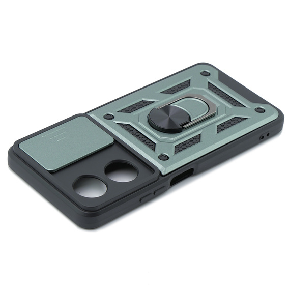 Case for Oppo A38 4G / Oppo A18 4G, CamShield Slide, green