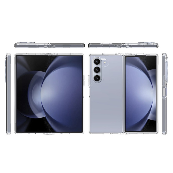 Case for Samsung Galaxy Z Fold6 5G, Fusion Hybrid, transparent