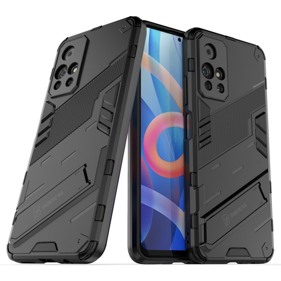 Case for Xiaomi Poco M4 Pro 5G / Note 11S 5G, Military kickstand, blue