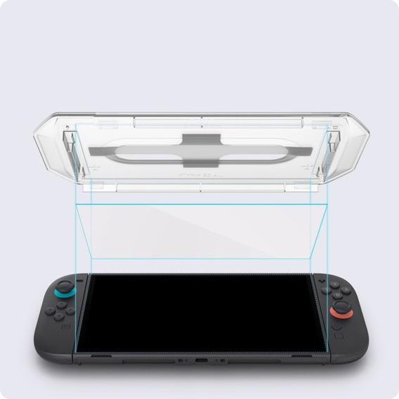 Spigen Glas.tR EZ Fit Tempered Glass 2-Pack for Nintendo Switch 2 – Clear