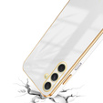 Case for Samsung Galaxy A54 5G, Glamour CamShield, white