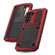 Case for Samsung Galaxy S21 FE, R-JUST, armoured, red