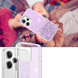 Case for Xiaomi Redmi 12, Glittery, purple