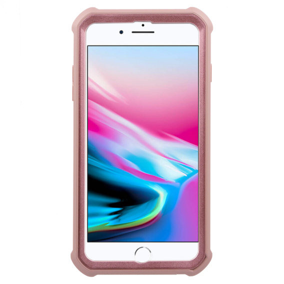 Armored case for iPhone 7 Plus / 8 Plus, Dexnor Full Body, pink rose gold