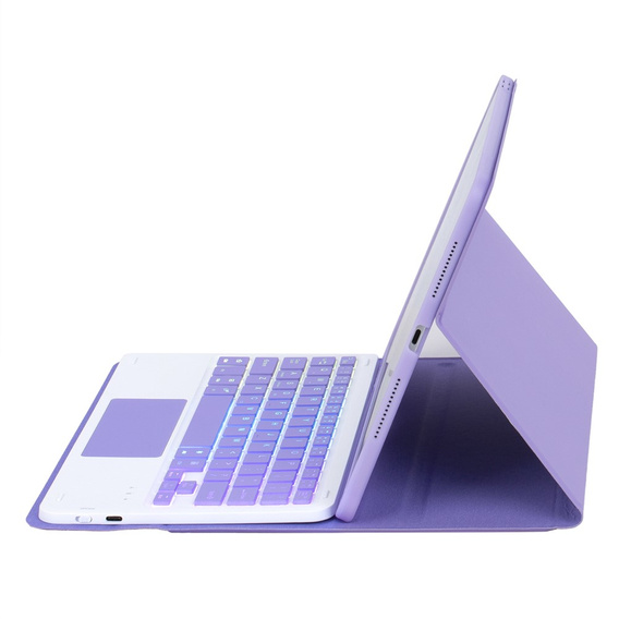 Case with illuminated Bluetooth keyboard and touchpad for Samsung Galaxy Tab S11