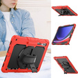 Case for Samsung Galaxy Tab S9 Ultra, Armor Protective, Red / Black