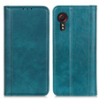 Case for Samsung Galaxy Xcover 7, Wallet Litchi Leather, green