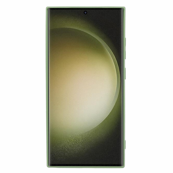 Case for Samsung Galaxy S24 Ultra, Silicone Lite, green