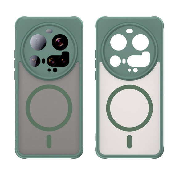 Case for Xiaomi 15 Ultra, for MagSafe, ERBORD Matt Case, green