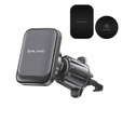 Magnetic car holder for the windscreen grille, for smartphones