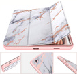 Case for Samsung Galaxy Tab S6 Lite, Suritch Full Body Marble, pink