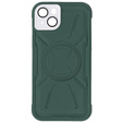 Case for iPhone 15, ERBORD Armor Mag, green