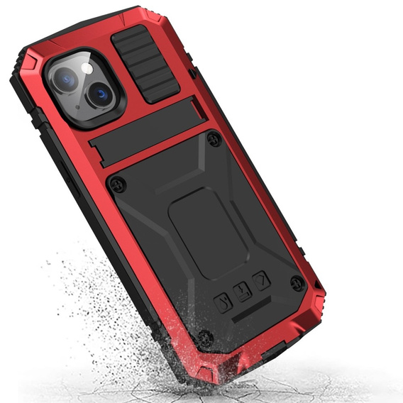 Armored case for iPhone 14, R-JUST, red