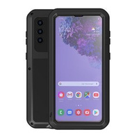 Love Mei Case for Samsung Galaxy S21+ Plus, armored with glass, black