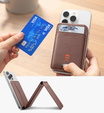 Magnetic wallet with location, NFC and cradle for iPhone 16 Pro