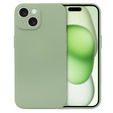 Case for iPhone 15 Plus, Silicone Lite, green