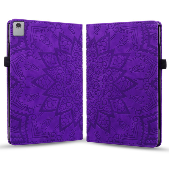 Flap case for Lenovo Tab M11, flower, purple