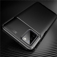 Case for Samsung Galaxy A03s, Carbon Gel, black