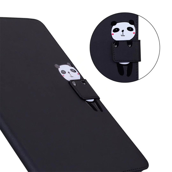 Case for iPad 10.2" 2021/2020/2019 (9/8/7 gen.), with flap, animal, black