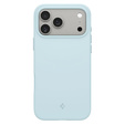 Spigen case for iPhone 17 Pro, Silicone Fit MagSafe, Mute Blue