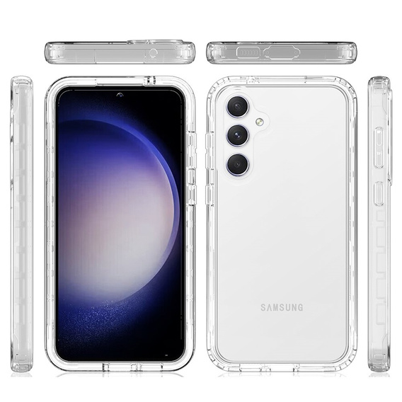 Case for Samsung Galaxy S23 FE, Shockproof, with film, transparent