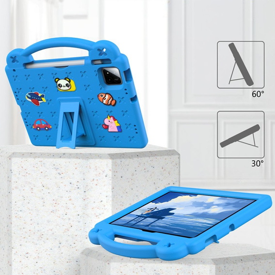 Children's case for Xiaomi Pad 7 / 7 Pro, Cute Patterns, with stand, blue