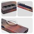 Case for Samsung Galaxy Z Fold6 5G - magnetic Aramid Fiber, orange