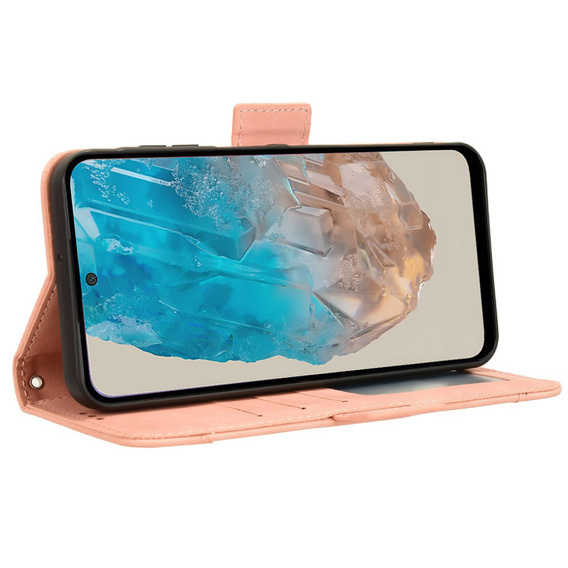 Flip case for Samsung Galaxy M35, Card Slot, pink