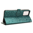 Flip case for Motorola Moto G24 / G24 Power / G04, Wallet Rhombus, green